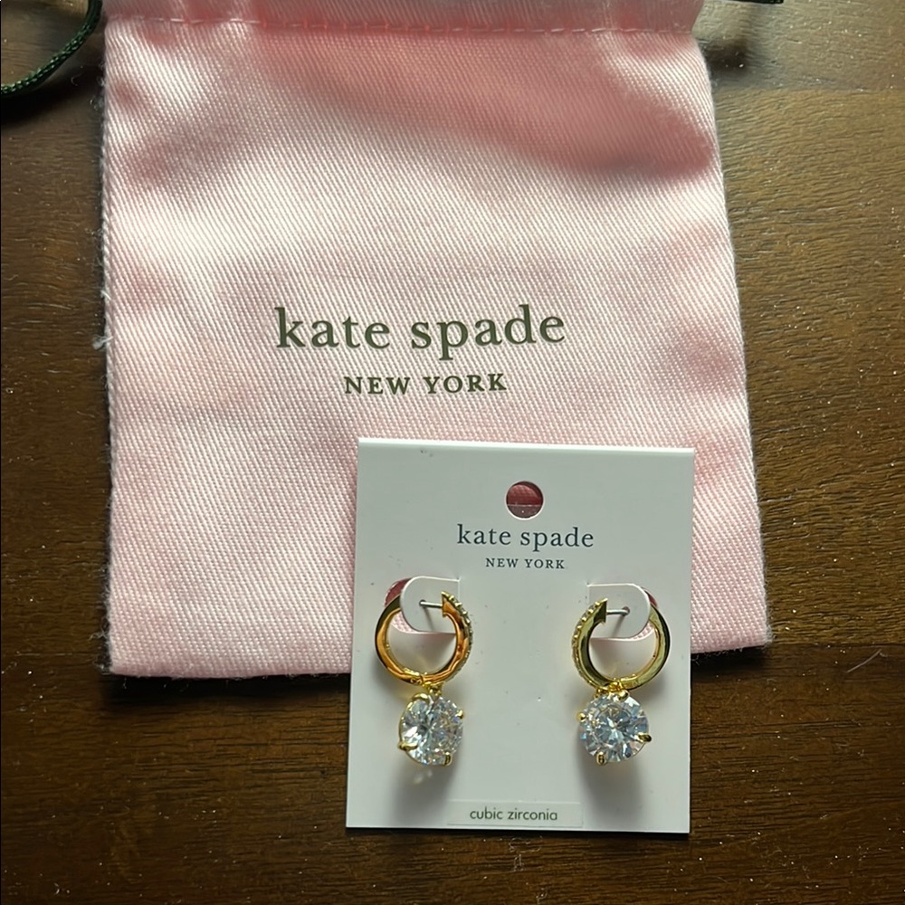 Kate Spade "Gold" Drop Earrings